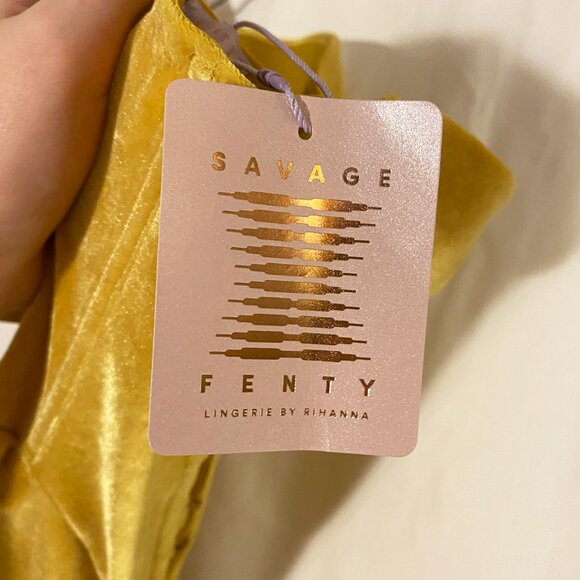 NWT Savage x Fenty Velvet Corset Bustier Top - Picture 6 of 7